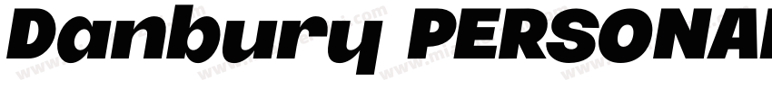 Danbury PERSONAL USE Regular字体转换